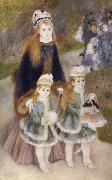 Pierre-Auguste Renoir Mother and children oil